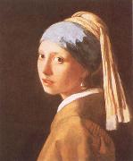 VERMEER VAN DELFT, Jan Girl with a Pearl Earring USA oil painting artist